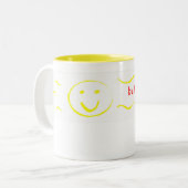 "seien Sie glückliche Tasse (Vorderseite Links)