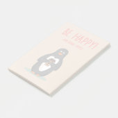 Seien Sie glücklicher und Getränk-Kaffee Post-it Klebezettel (angewinkelt)