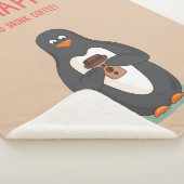 Seien Sie glücklicher und Getränk-Kaffee Sherpadecke (3/4)