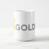 Seien Sie golden (golden retriever) Kaffeetasse (Mittel)