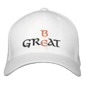 Seien Sie groß bestickte Cap Baseballkappe (Vorderseite)