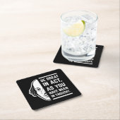 Seien Sie großartig in der Tat Shakespeare dieses Rechteckiger Pappuntersetzer (Vor Ort)