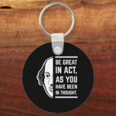 Seien Sie großartig in der Tat Shakespeare dieses  Schlüsselanhänger (Vorderseite)