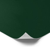 Seien Sie grün Poster (Ecke)