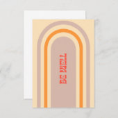 Seien Sie gut Notecards - Flora Dankeskarte (Vorne/Hinten)