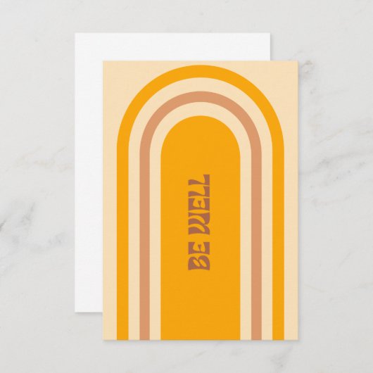 Seien Sie gut Notecards - Sand Dankeskarte (Vorne/Hinten)