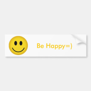 Seien Sie Happy=) Autoaufkleber