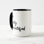 "Seien Sie heilige schöne" doppelseitige Tasse (Vorderseite Links)