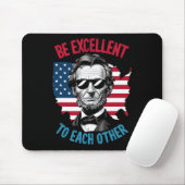 Seien Sie hervorragend zu den anderen US-Kartenfla Mousepad (Mit Mouse)