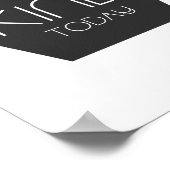 Seien Sie heute freundlich - Wohngestaltung Poster (Ecke)