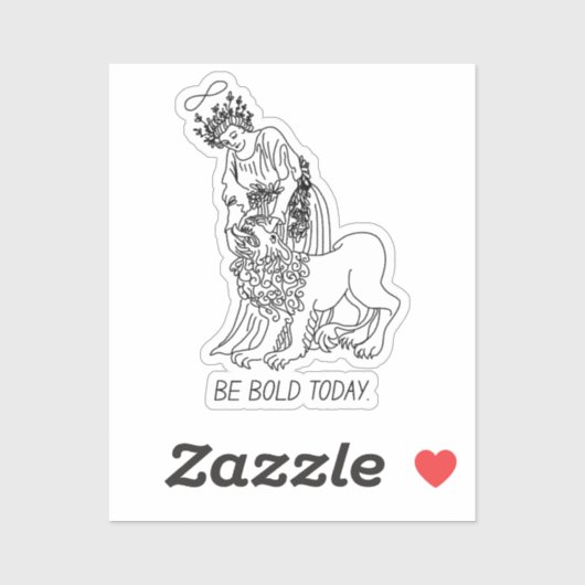 Seien Sie heute kühl - Vertrauensaufkleber Aufkleber (Blatt)