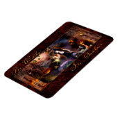 Seien Sie Hexe, es ist Samhain Hexenmagnet Magnet (Linke Seite)