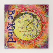 Seien Sie Hübsche florale Inspiration. Puzzle (Horizontal)