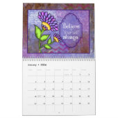 Seien Sie Ihr bester selbst-positiver Gedankenkale Kalender (Jan 2026)