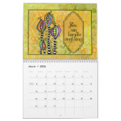 Seien Sie Ihr bester selbst-positiver Gedankenkale Kalender (Mär 2026)