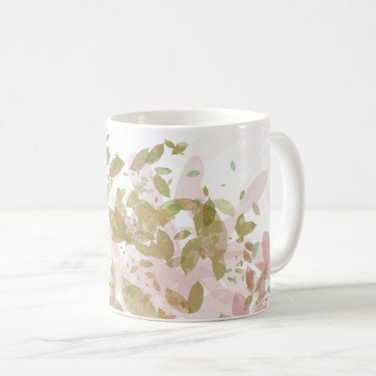 Seien Sie Ihr Blumenrosa Kaffeetasse (VorderseiteRechts)