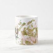 Seien Sie Ihr Blumenrosa  Kaffeetasse (Mittel)