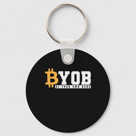 Seien Sie Ihr eigener Bitcoin-Geldbeutel Schlüsselanhänger (Vorderseite)