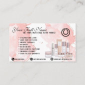 Seien Sie Ihr eigener Chef mit MONAT-Pink Visitenkarte (Rückseite)