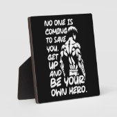 Seien Sie Ihr eigener Held - Anime Bodybuilding Gy Fotoplatte (Vorderseite)