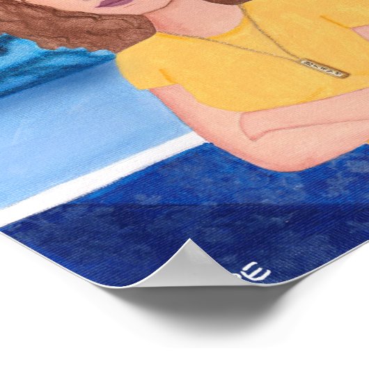 Seien Sie Ihr eigener Held - Inspirierend Kunstdru Poster (Ecke)