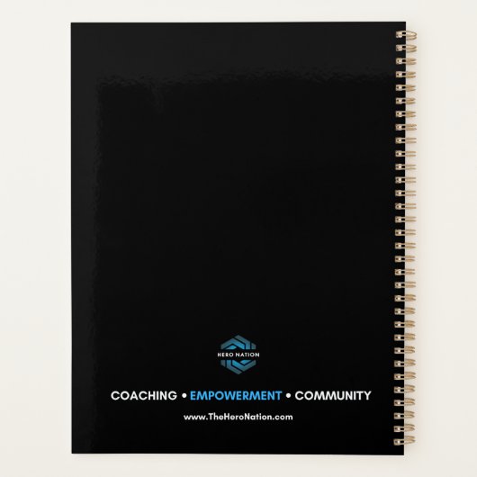 Seien Sie Ihr eigener Held - Wochen-/Monatsplaner  Planer (Rückseite)