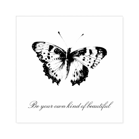 Seien Sie Ihr eigener Schmetterling Gummistempel (Prägung)