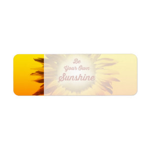 Seien Sie Ihr eigener Sonnenschein Sonnenblume Rot