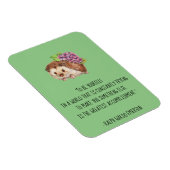 Seien Sie Ihr Emerson Zitat mit Igel Magnet (Rechte Seite)