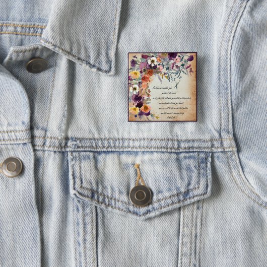 Seien Sie Ihr Führer, Herbst-Blumenmix Button (Beispiel)
