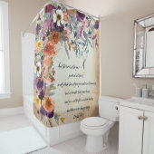 Seien Sie Ihr Führer, Herbst-Blumenmix Duschvorhang (Beispiel)