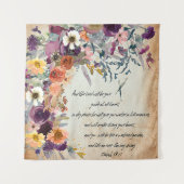 Seien Sie Ihr Führer, Herbst-Blumenmix Wandteppich (Vorderseite)