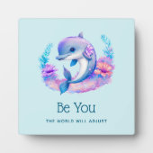 Seien Sie Ihr inspirierendes Zitat mit einem Niedl Fotoplatte (Vorderseite)