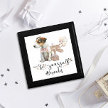 Seien Sie Ihr Jack Russell Welppy Illustration Erinnerungskiste<br><div class="desc">Freuen Sie sich auf den Charme der Geschenkboxen "Be Yourself Jack Russell Puppy Illustration", in der ein bezauberndes Bild eines Jacks Russell Welpen stehend neben einem Briefkasten mit weich weißen Ballons aus ihm hervorgeht. Diese beliebte Szene, komplett mit Geschenk, macht es zu einer idealen Ergänzung zu jedem Kinderzimmer Zimmer, ideal...</div>