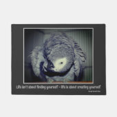 Seien Sie Ihr Niedlicher Papagei-Zitat Fußmatte (Vorderseite)