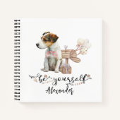 Seien Sie Ihr Personalisierter Jack Russell Puppy Notizblock (Vorderseite)