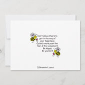 Seien Sie Ihr selbst_Flachkarte 7"x5" (Rückseite)