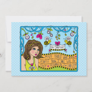 Seien Sie Ihr selbst_Flachkarte 7"x5"