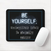 Seien Sie Ihr selbst Mouse Pad Mousepad (Mit Mouse)