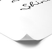 Seien Sie Ihr selbst Sonnenblumenplakat Poster (Ecke)