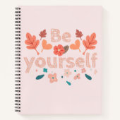 Seien Sie Ihr selbst SpiralNotebook Notizblock (Vorderseite)