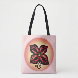 Seien Sie Ihre eigene Art der Blume Tasche