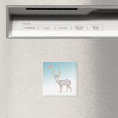 Seien Sie Ihre eigene Art von schönem Hirsch Inspi Magnet (In Situ (Geschirrspüler))