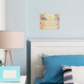 Seien Sie Ihre eigene Art von schönem Zitat Gold Foliendrucke (In Situ (Schlafzimmer))