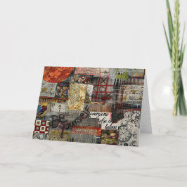 Seien Sie Ihre eigene Sammlung Dankeskarte