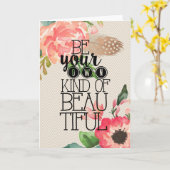 Seien Sie Ihre eigene schöne, leere Grußkarte Karte (Gelbe Blume)