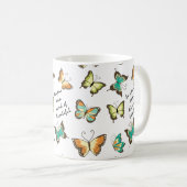 Seien Sie Ihre eigenen schönen Schmetterlinge Kaffeetasse (VorderseiteRechts)