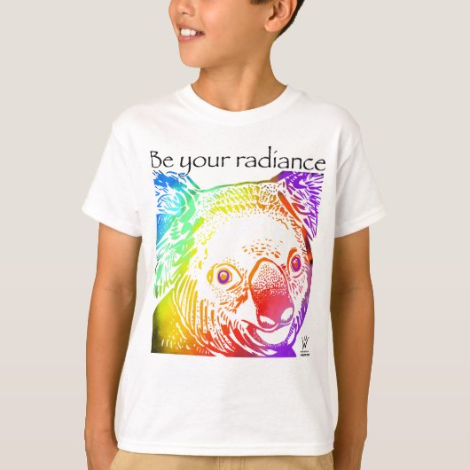Seien Sie Ihre Radikalen Koala Regenbogentiere T-Shirt (Vorderseite)