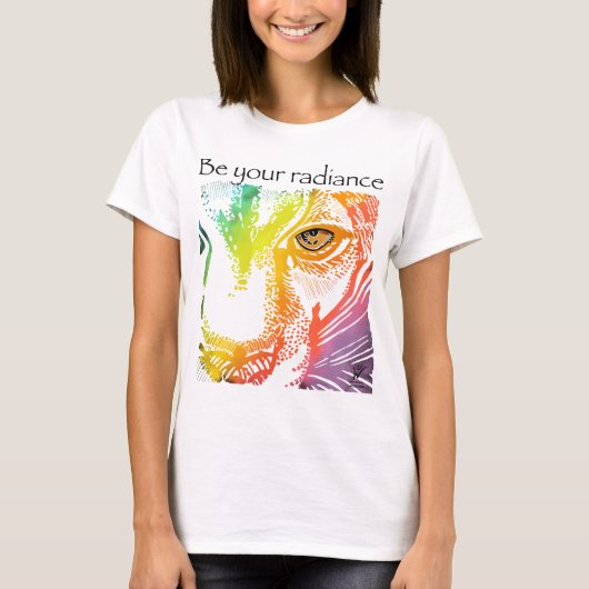 Seien Sie Ihre Radionen-Löwe-Regenbogentiere T-Shirt (Vorderseite)