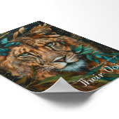 Seien Sie Ihre Stimme mit Wörtern Print & Download Poster (Ecke)